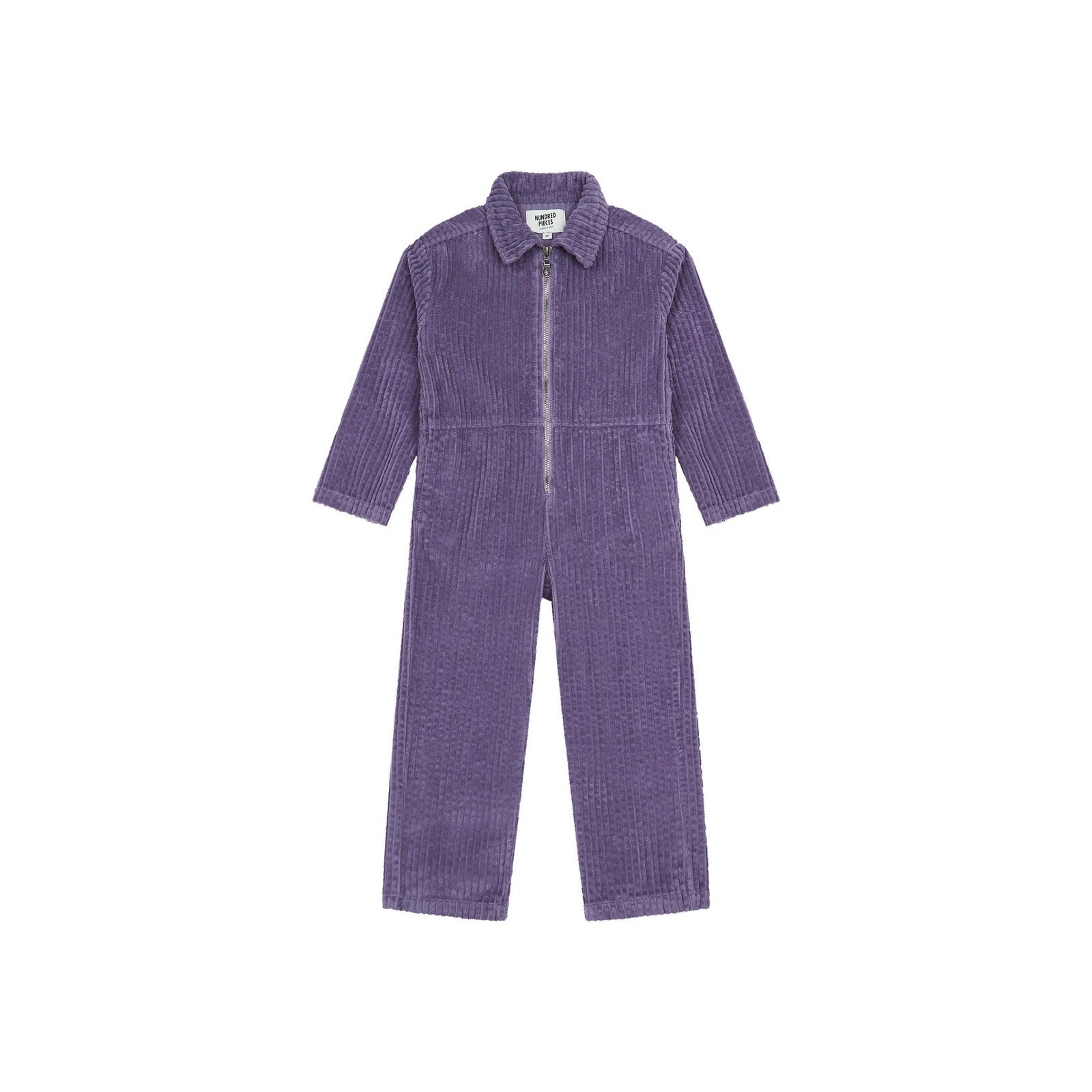 Combinaison Velours Bio - Violet - Fille