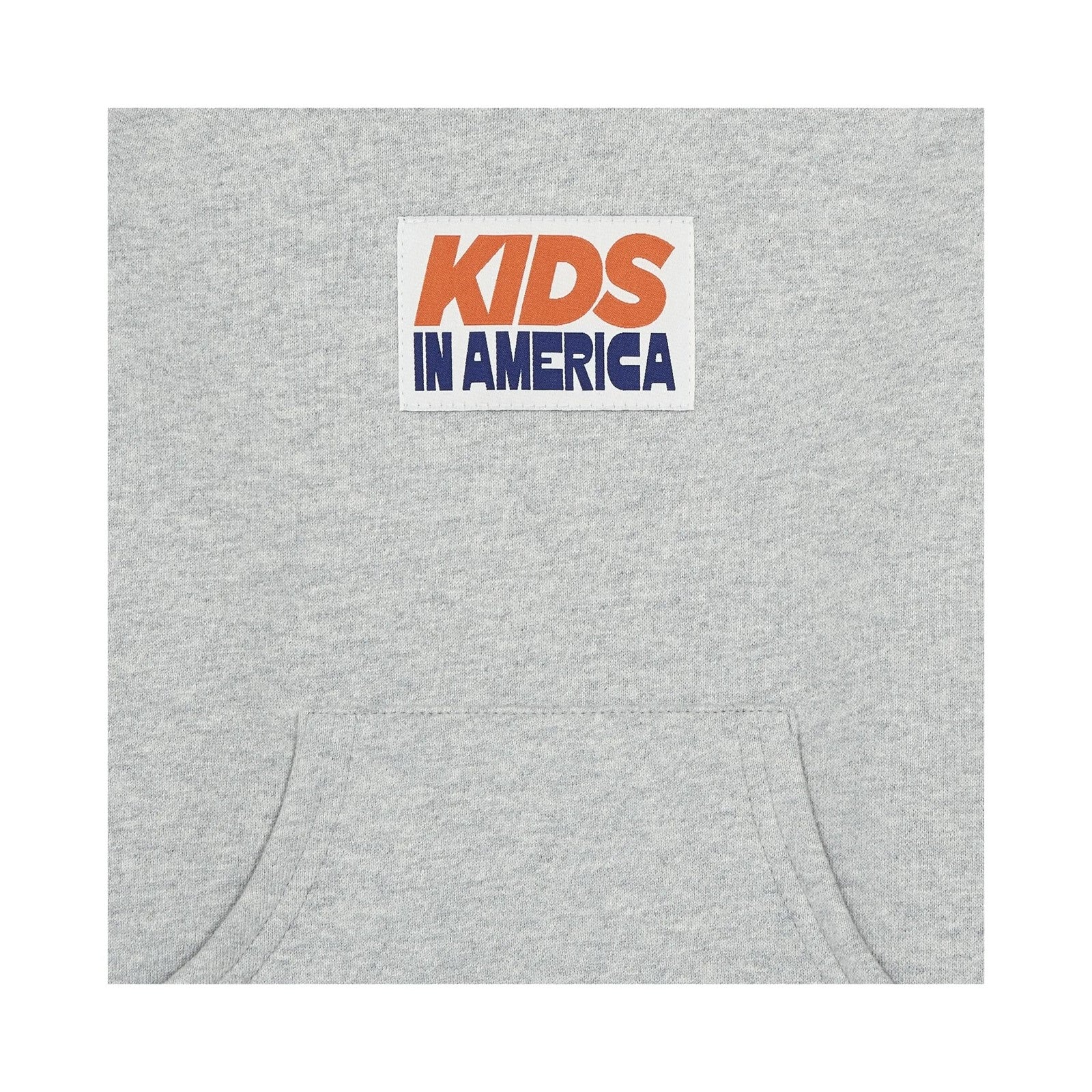 Hundred Pieces - Kids In America Organic Cotton Hoodie - Anthracite Grey Marl - Boy