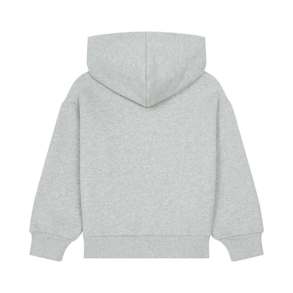 Hundred Pieces - Kids In America Organic Cotton Hoodie - Anthracite Grey Marl - Boy