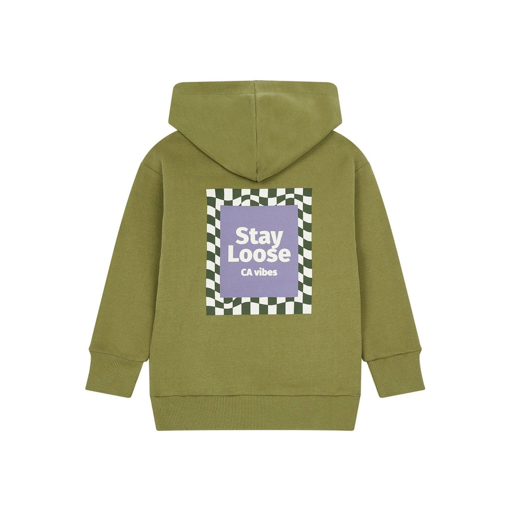 Stay Loose Organic Cotton Sweatshirt - Green - Boy