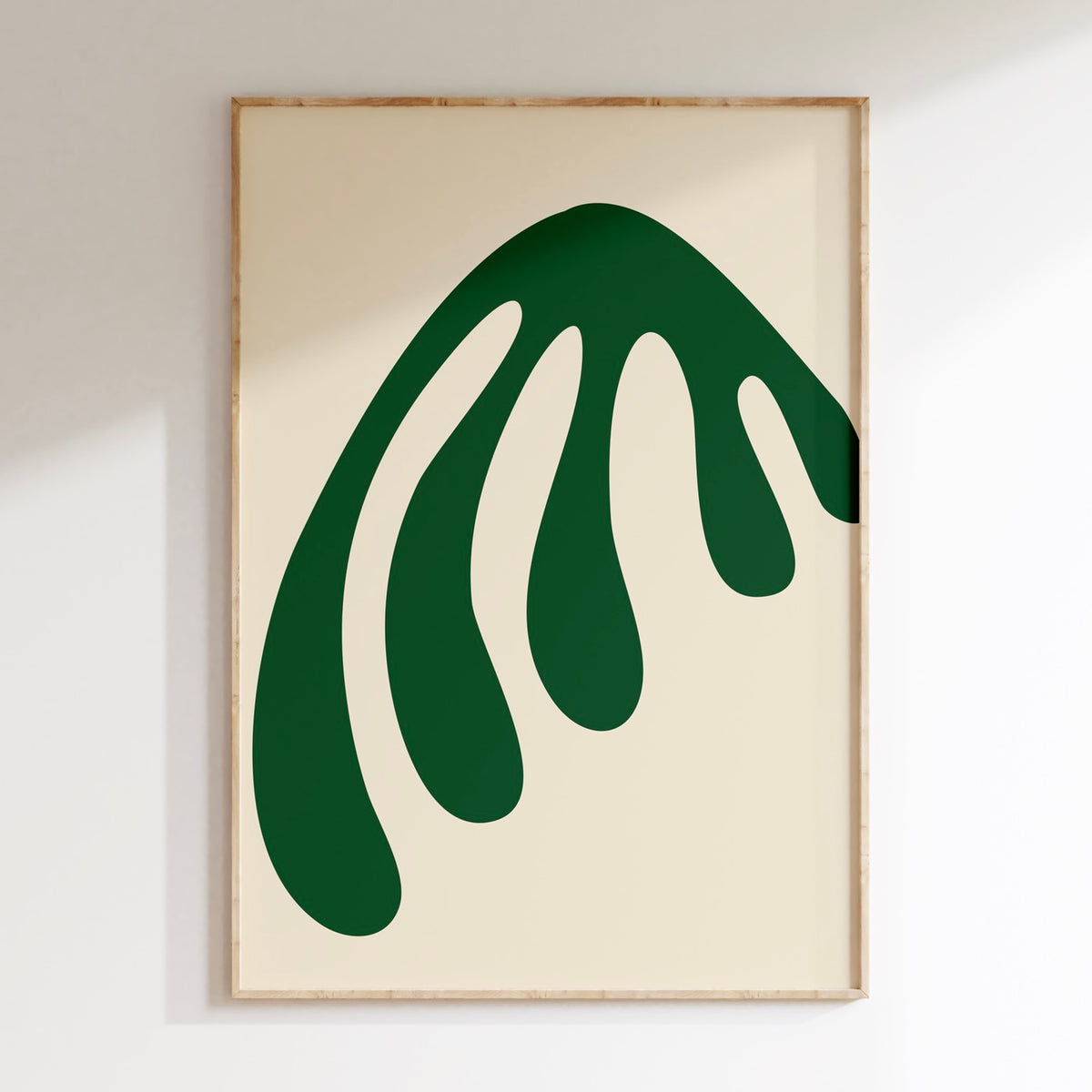 Modern Flower 1 - Vert