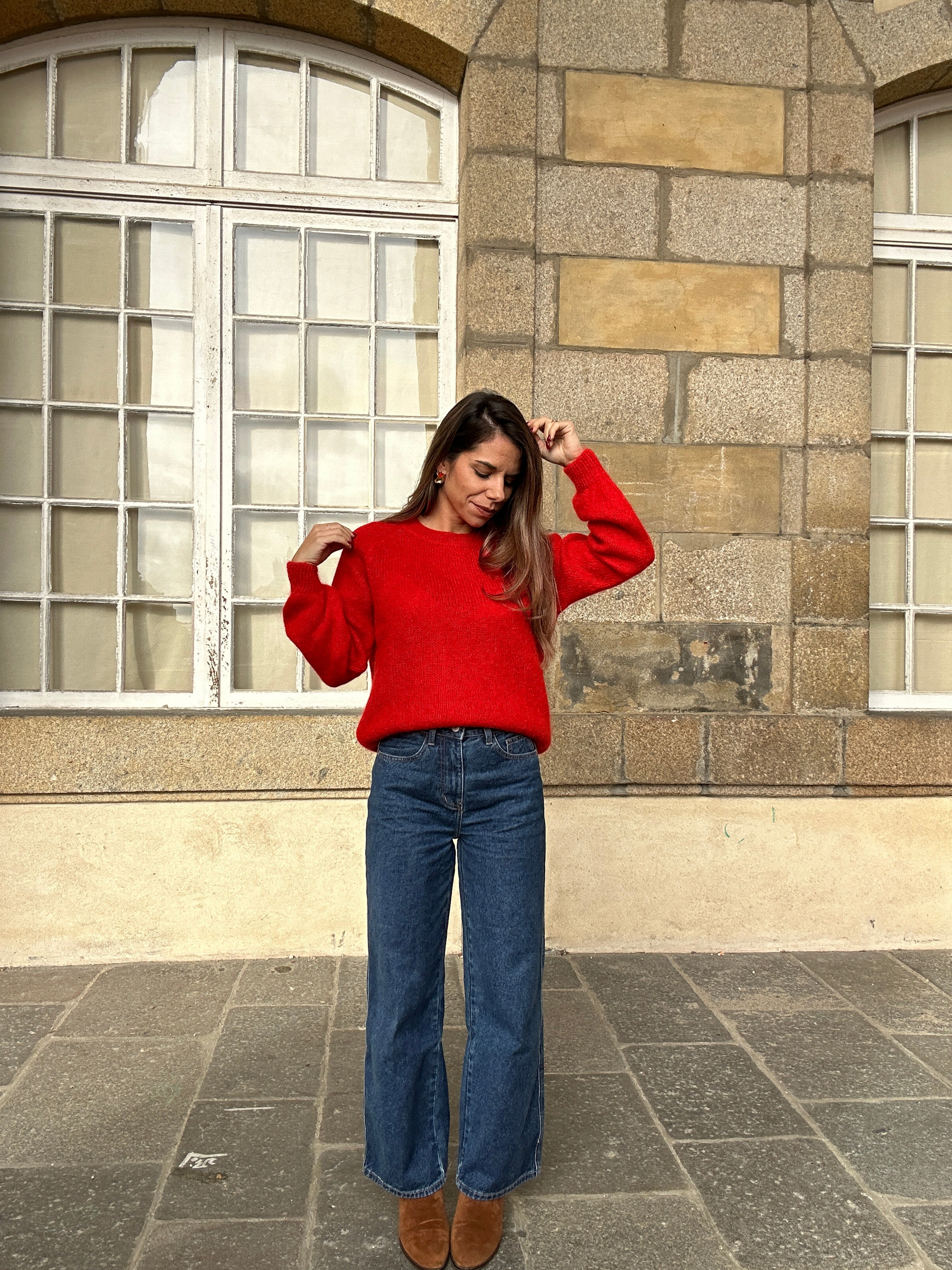 Anna Red Sweater