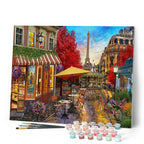 Pintura por números - Terraza en París