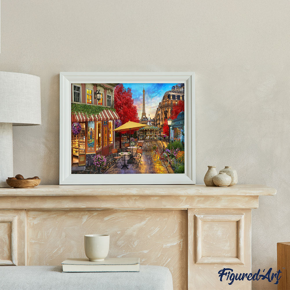 Pintura por números - Terraza en París
