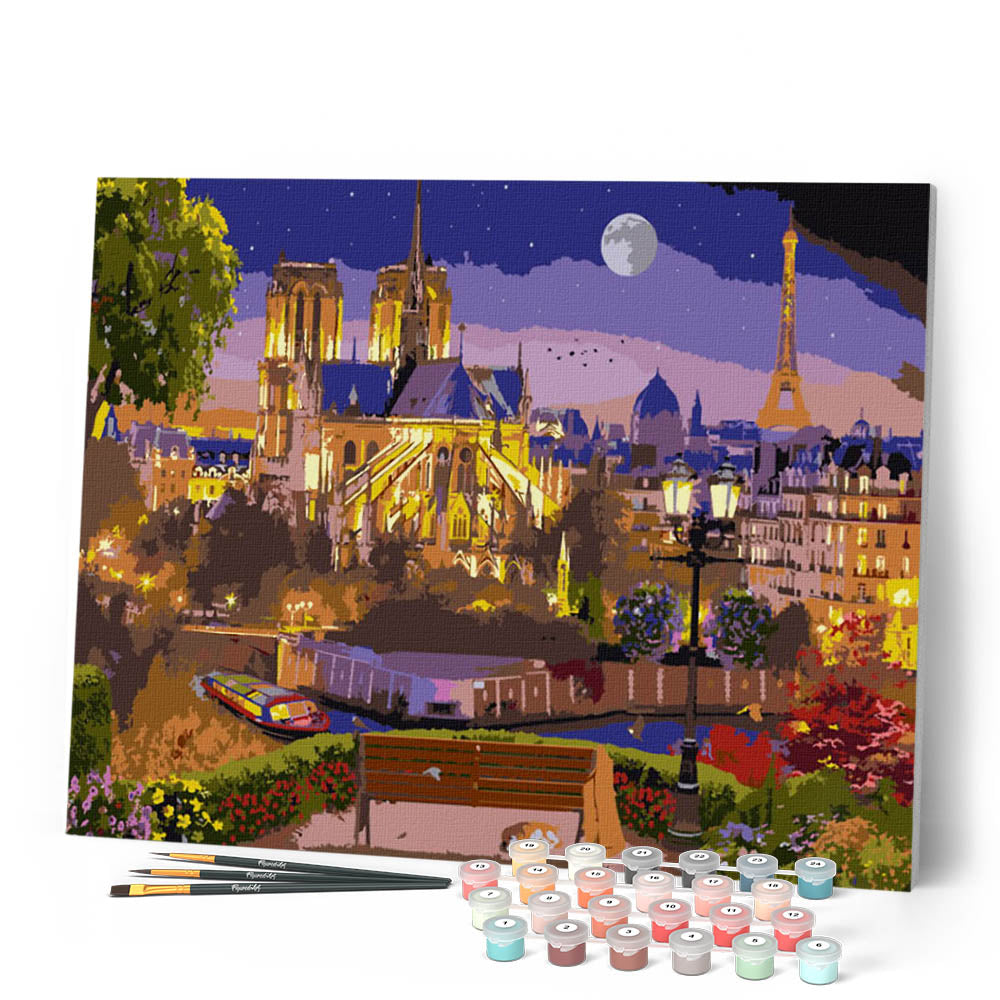 Peinture Par Numéros - Notre-Dame Etoilée