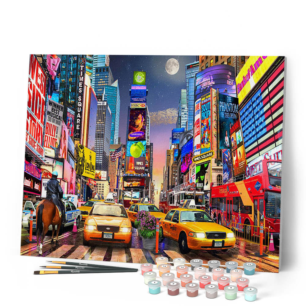 Pintura por números - Noche en Timesquare