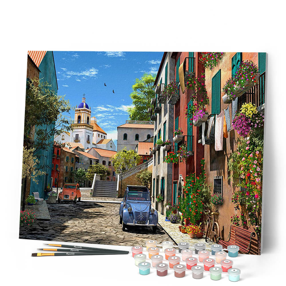 Paint By Numbers - Alley And 2CV