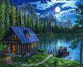 Pintura por números - Lago nocturno