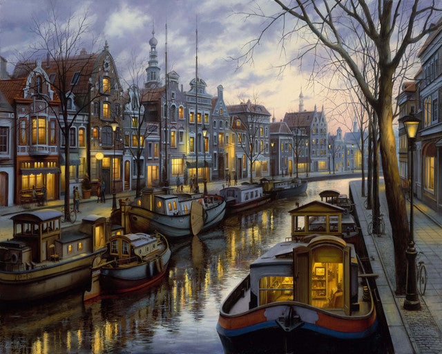 Peinture Par Numéros - Vie Sur Le Canal