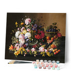 Peinture Par Numéros - Fleurs Et Fruits - Severin Roesen