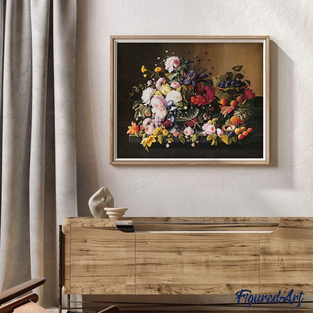 Peinture Par Numéros - Fleurs Et Fruits - Severin Roesen