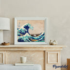 Peinture Par Numéros - La Grande Vague De Kanagawa - Katsushika Hokusai