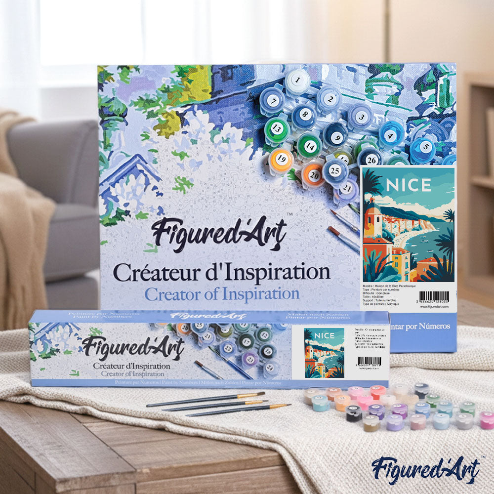Peinture Par Numéros - Affiche Vintage Nice