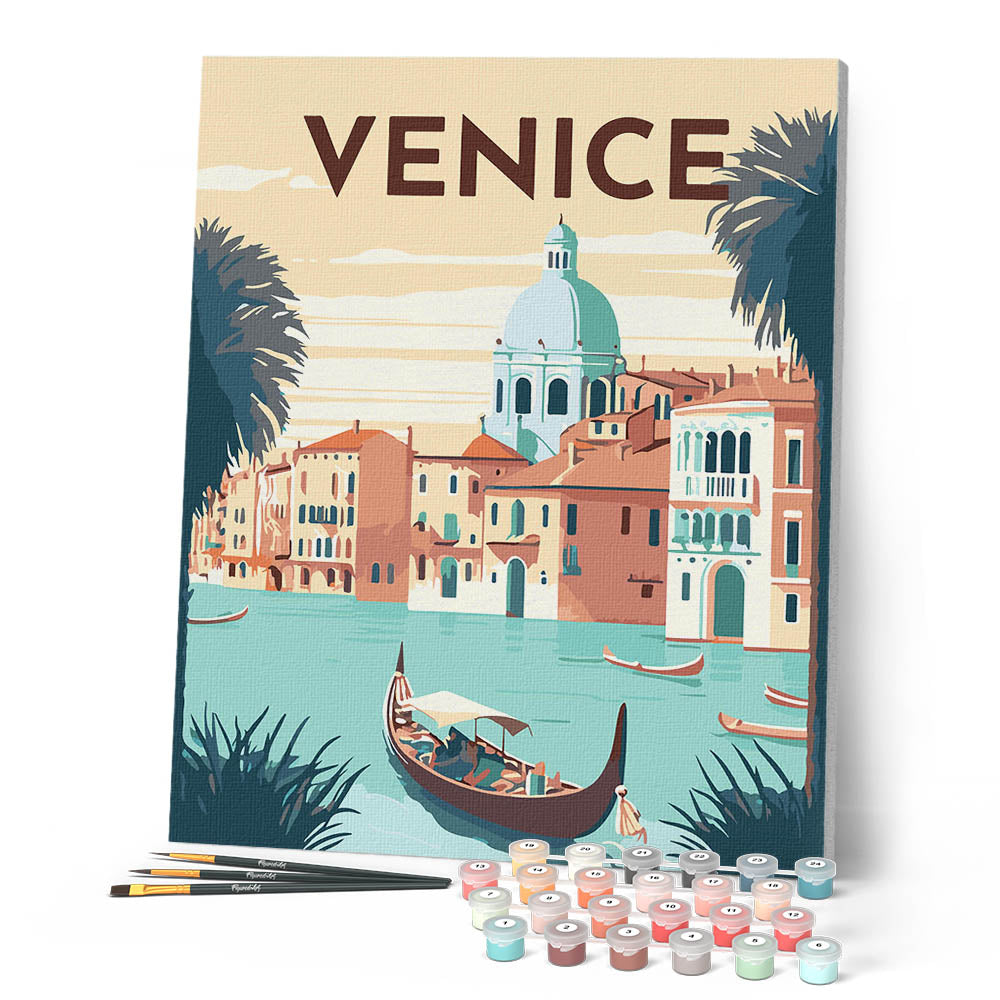 Peinture Par Numéros - Affiche Vintage Venise