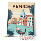 Peinture Par Numéros - Affiche Vintage Venise