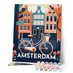 Peinture Par Numéros - Affiche Vintage Amsterdam
