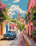 Peinture Par Numéros - Voiture Classique À Mexico