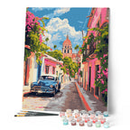 Peinture Par Numéros - Voiture Classique À Mexico