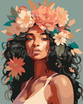 Paint By Numbers - Peony Crowned Beauty