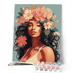 Paint By Numbers - Peony Crowned Beauty