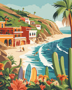 Paint by Numbers - Coastal Surf
