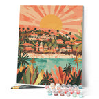 Pintura por números - Amanecer en Bali