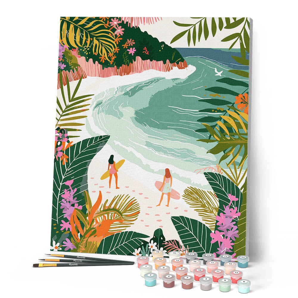 Peinture Par Numéros - Baie Tropicale