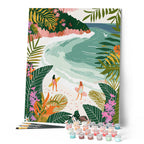 Peinture Par Numéros - Baie Tropicale