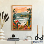 Paint By Numbers - Tropical Beach