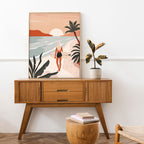 Paint By Numbers - Walk On The Beach At Sunset