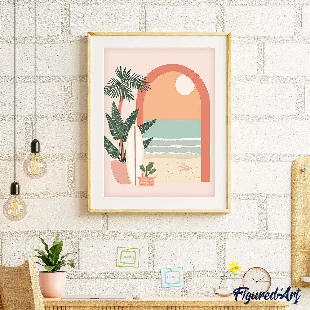 Pintura por números - Arco hacia el mar