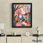 Peinture Par Numéros - Jardin Coloré En Automne