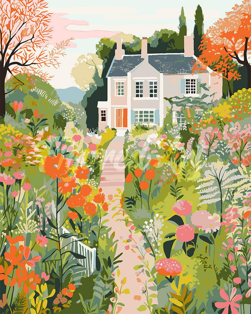 Peinture Par Numéros - Jardin De La Villa