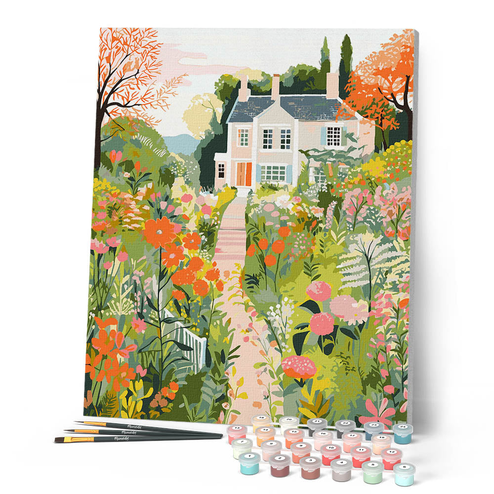 Peinture Par Numéros - Jardin De La Villa