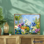 Paint By Numbers - Field Of Colourful Flowers