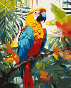 Peinture Par Numéros - Ara Tropical