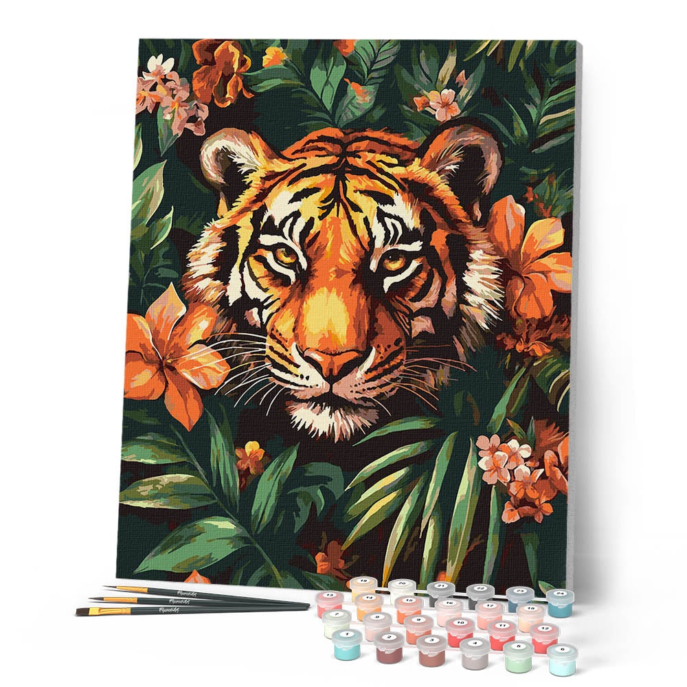 Paint by Numbers - Tropical Tiger