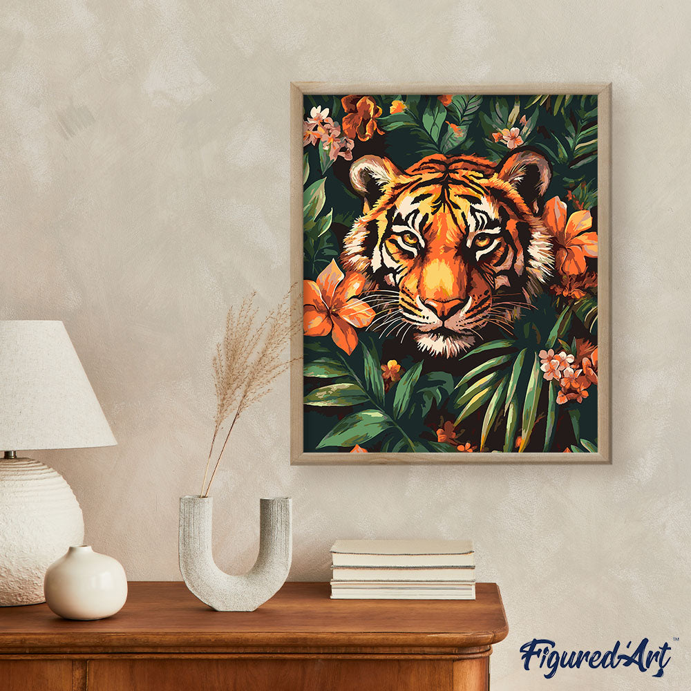Paint by Numbers - Tropical Tiger