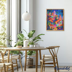 Pintura por números - Ciudad tropical de ensueño