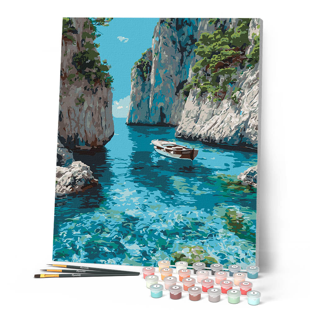 Paint By Numbers - Peaceful Blue Cove