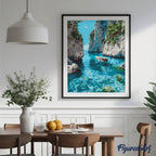 Paint By Numbers - Peaceful Blue Cove