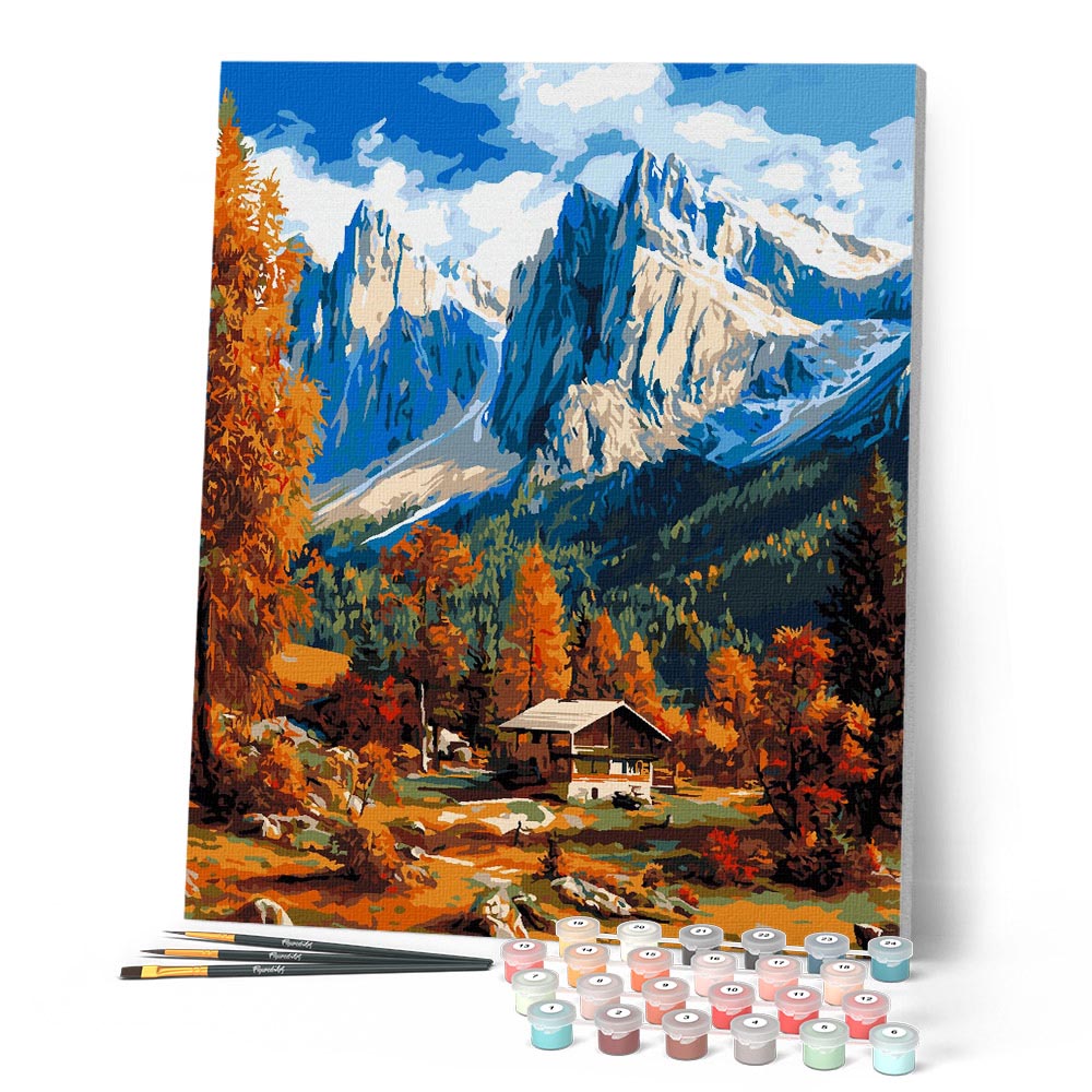 Peinture Par Numéros - Automne Dans Les Dolomites