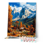 Peinture Par Numéros - Automne Dans Les Dolomites