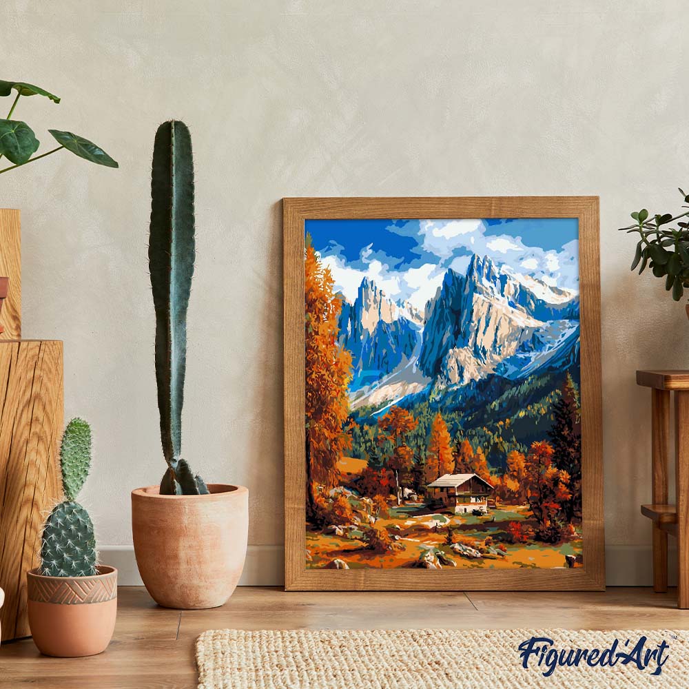 Peinture Par Numéros - Automne Dans Les Dolomites