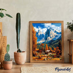 Peinture Par Numéros - Automne Dans Les Dolomites