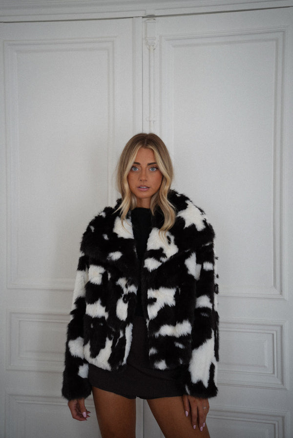 Manteau Fourrure Jaelle - Chocolat