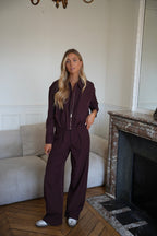 Veste Zippée Jamy - Prune