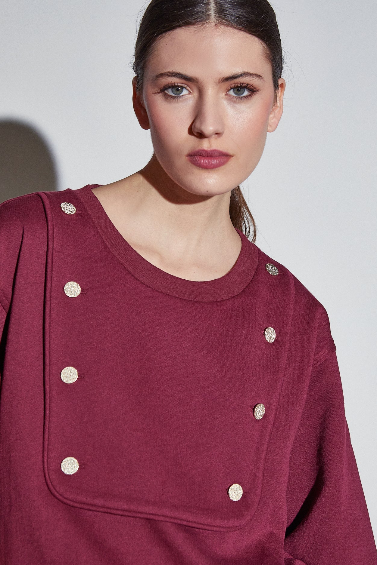 Sudadera Poppy Burdeos