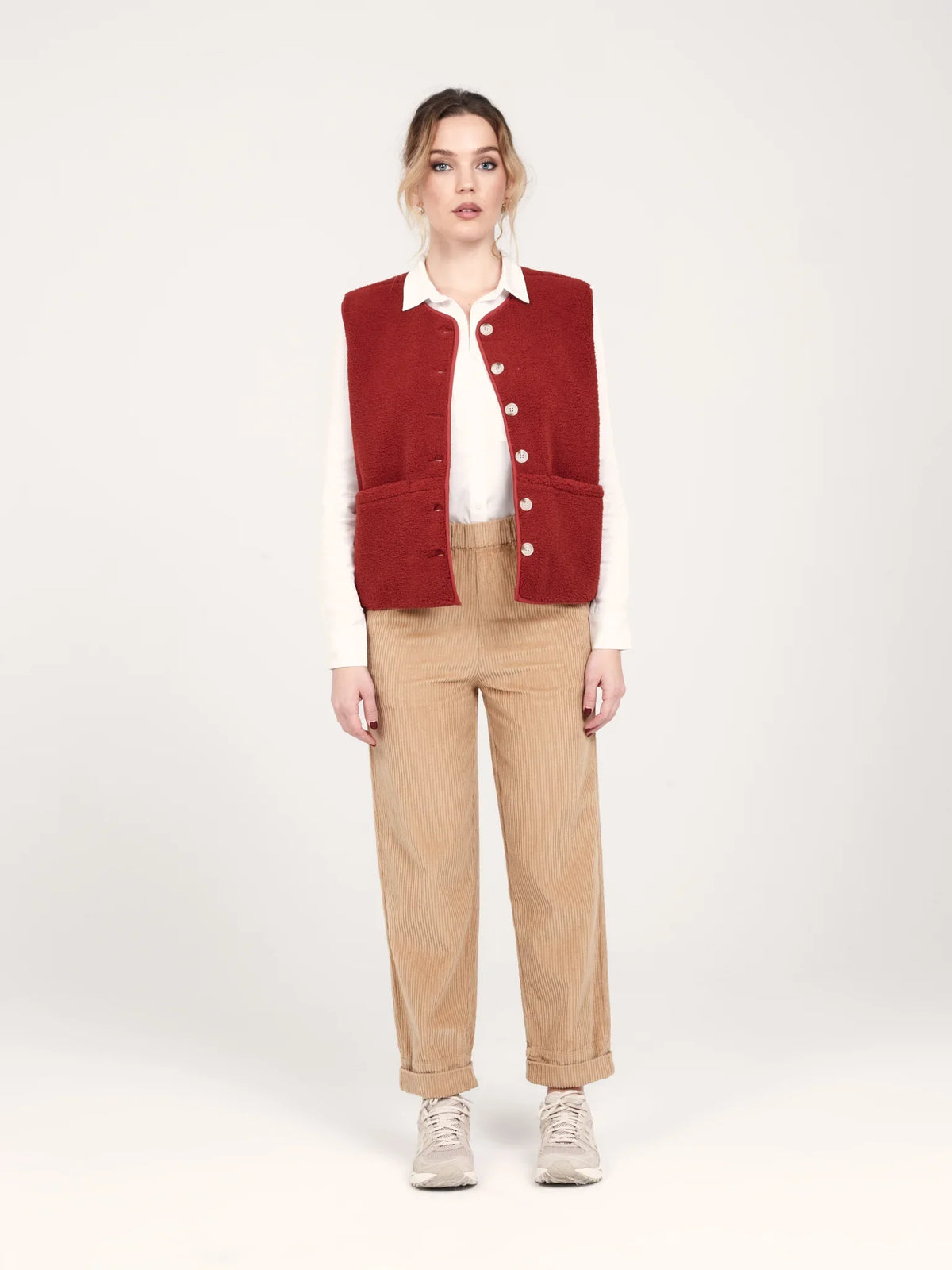 Pantalón Mom De Pana France