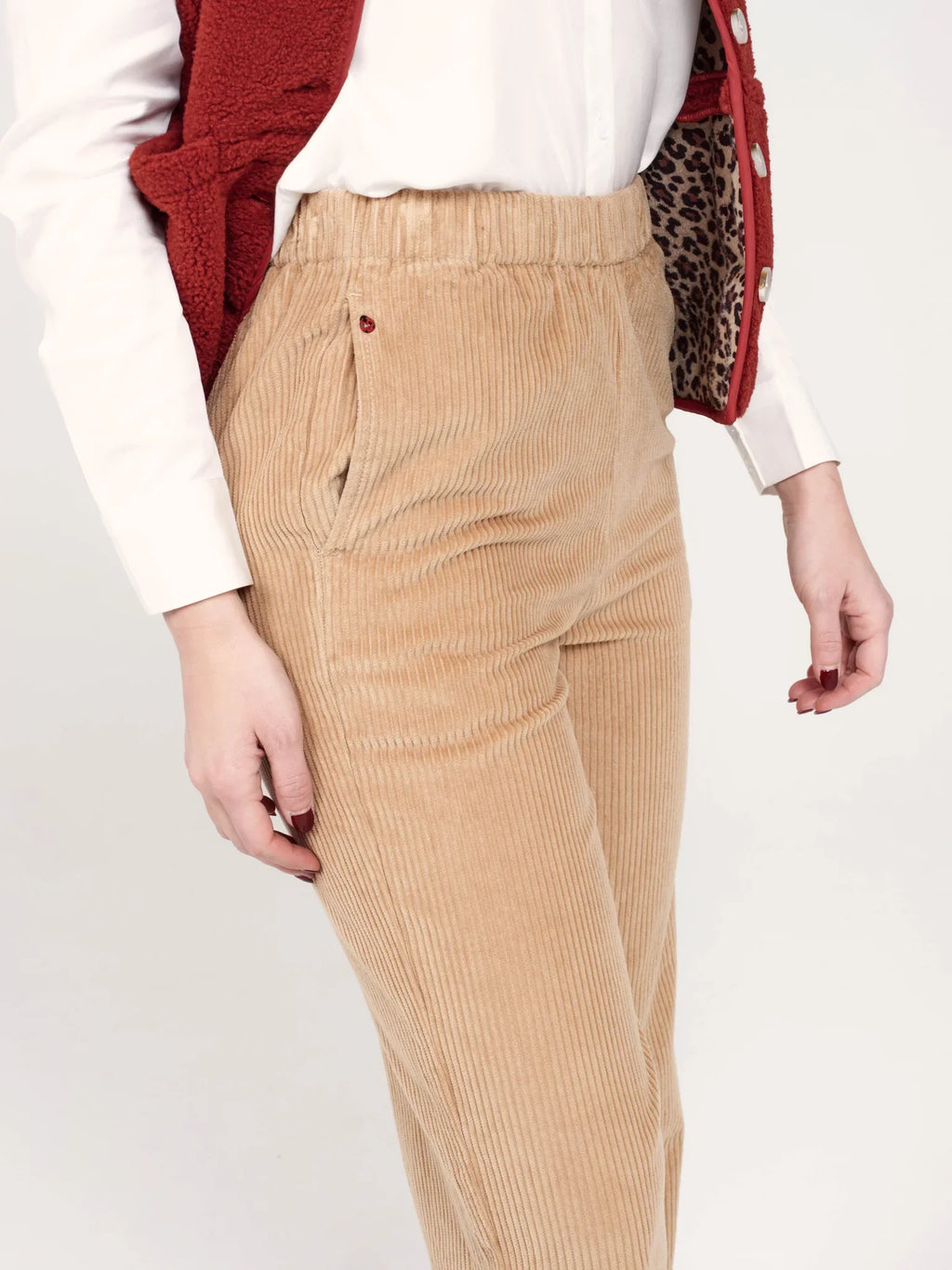 Pantalón Mom De Pana France